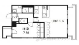 Ｓ－ＦＯＲＴ二条城前間取り図面