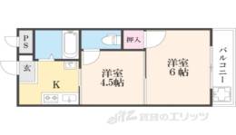 コーポアリエス間取り図面