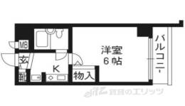 ライオンズマンション西陣南間取り図面
