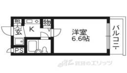 ＤＥＴＯＭ－１京大前２間取り図面