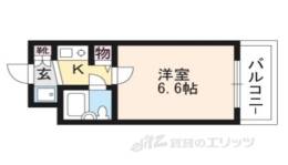 ＤＥＴＯＭ－１京大前２間取り図面