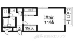 ライオンズマンション三条口間取り図面