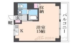 京都クレセントマンション間取り図面