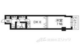 ライオンズマンション二条城東間取り図面