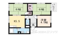 ハウス高岩間取り図面