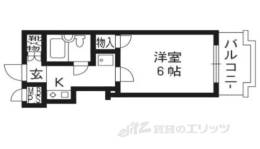 ホーユウコンフォルト京都伏見212間取り図面