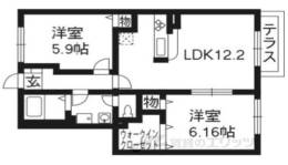 カラバッサ小野Ｂ間取り図面