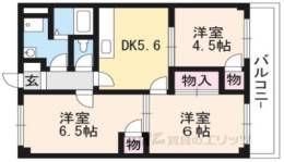 アメニティ東香里間取り図面