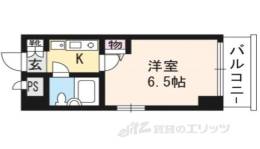 ＤＥＴＯＭ－１烏丸二条504間取り図面