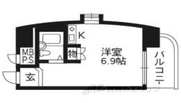 朝日プラザ鴨川２間取り図面