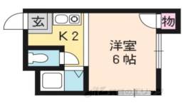 シャトープラティーク１間取り図面