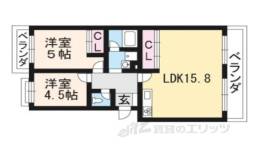 ヴィラ衣笠間取り図面