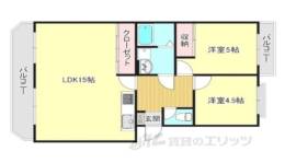 ヴィラ衣笠間取り図面