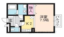 モナリエコート１間取り図面
