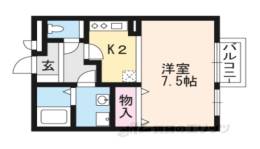 モナリエコート１間取り図面