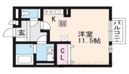 モナリエコート１間取り図面