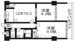 ライオンズマンション上鳥羽間取り図面