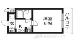 ＤＥＴＯＭ－１烏丸鞍馬口２間取り図面