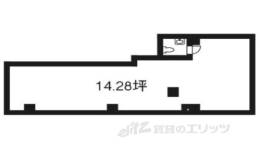 ツインナガセ（テナント）間取り図面