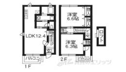 ラフィネ六番館間取り図面