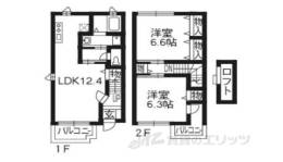 ラフレシール２間取り図面