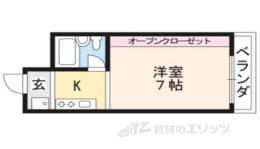 プレイル北大路ビル間取り図面