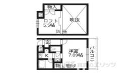 カレラ・デ・オエステ間取り図面