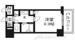リーガル京都西陣間取り図面