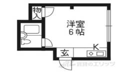 フルール御池間取り図面