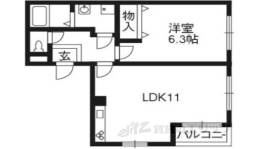 グレイコート三条間取り図面