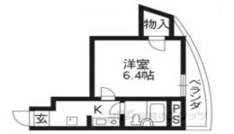 ホワイトグリーン６号館間取り図面