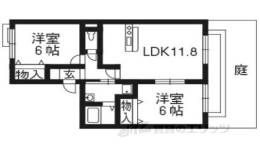 アソシエ一乗寺間取り図面