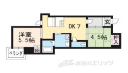 レークハイツ瀬田間取り図面