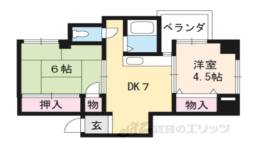 レークハイツ瀬田間取り図面