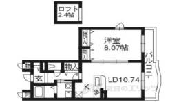 ル・ソレイユ桂川間取り図面