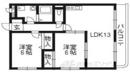 北陽間取り図面