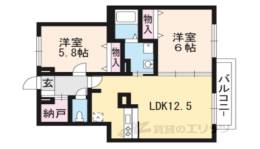 コーポ勢多２番館間取り図面