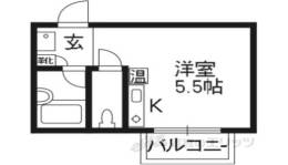 アルカディア五条坂間取り図面