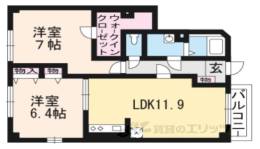 ラディエ１間取り図面