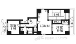 サンセリテ伏見間取り図面