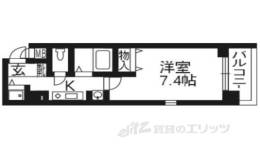 エイペックス京都御所北１間取り図面