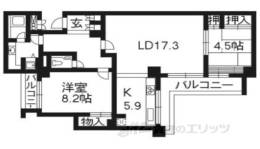 グレーシィ京都東山間取り図面