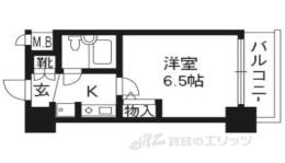 デリード＆サンヴェール桂川東間取り図面