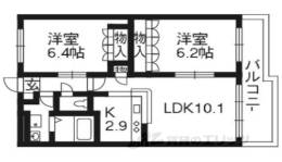 冨岡ハイツ３間取り図面