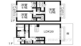 シャン　ドゥ　ローズ間取り図面