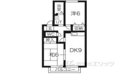 アベニュー祝園間取り図面