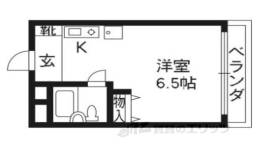 ルピエ四条307号室間取り図面