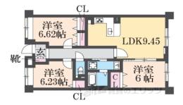 パインフィールド五条間取り図面