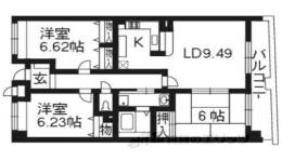 パインフィールド五条間取り図面