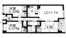 パインフィールド五条間取り図面